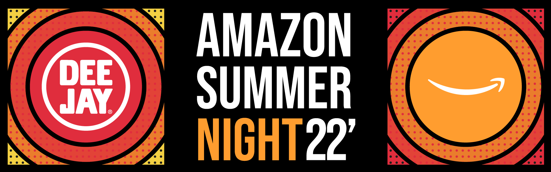 Grafiche per l'evento Amazon Summer Night 22'