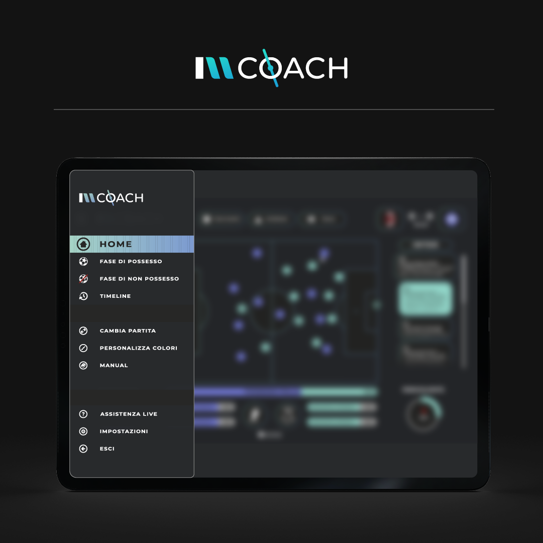 Declinazione della brand Identity di "IM Coach" sull'applicazione mobile